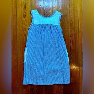 Seersucker size 8 Vineyard Vines dress